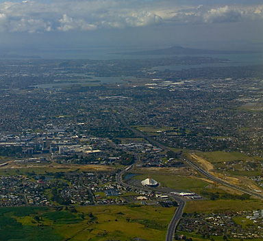 Bird-eye view over Manukau